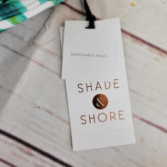 Women's Underwire Bralette Bikini Top - Green Tropical Shade & Shore SIze 18 - Picture 7 of 7